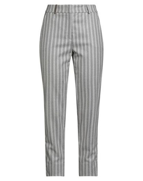 Icon 4718 Woman Pants Grey Size 6 Virgin Wool, Polyamide, Polyester, Elastane