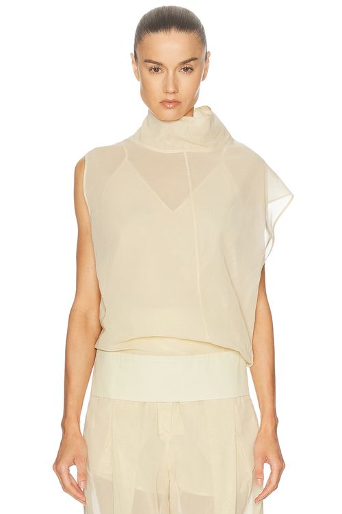Sportmax TOPS GRADO in Ecru - Ivory. 4 also