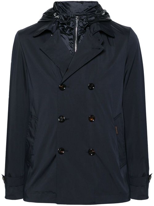 LARKIN-JK double-breasted jacket - Blue