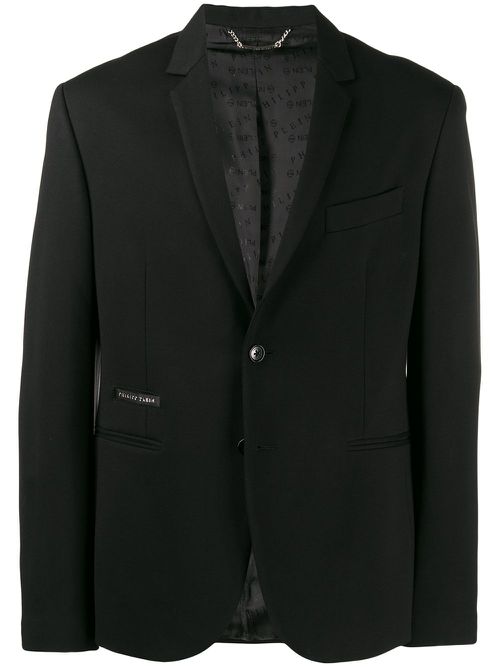 Skull logo blazer - Black