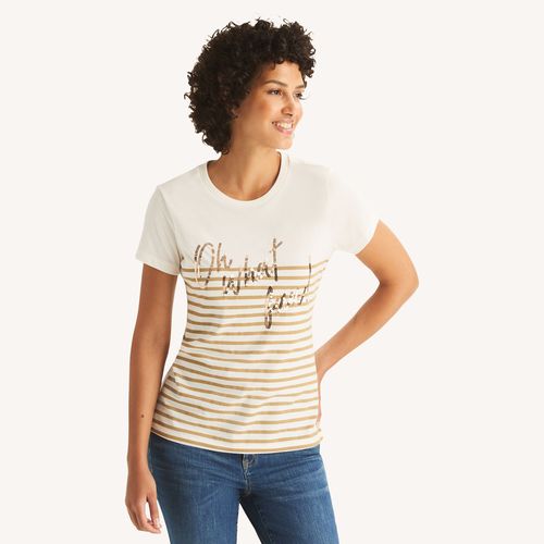 Womens Oh What Fun Foil Graphic T-Shirt