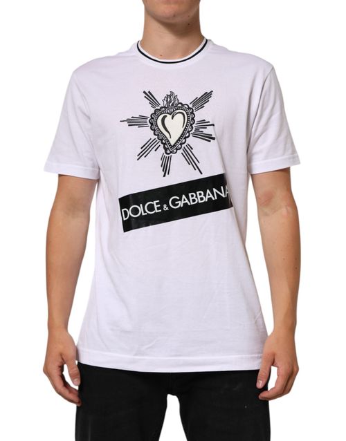 Sacred Heart Graphic T-Shirt — White