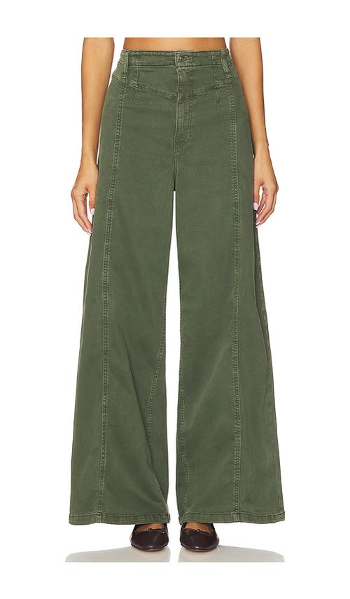 Free People Libre Wide Leg in Green. 24. Also