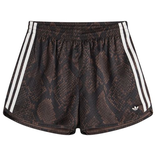 Women's Satin Shorts Earth Strata/Aurora Coffee