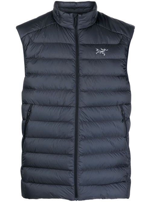 Cerium padded gilet - Black