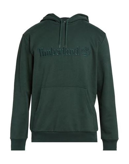 Man Sweatshirt Dark green Size M Cotton, Polyester