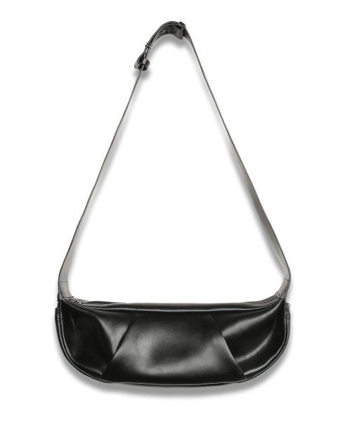 Compact leather cross bag