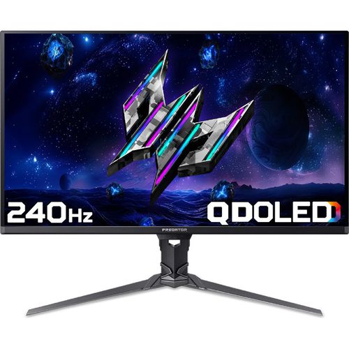 Acer Predator X32 X5 32" QD-OLED 4K UHD 240 . AI ProxiSense Height Adjustable Gaming Monitor with Speaker