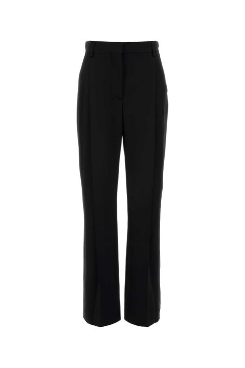 Straight Trousers — Black