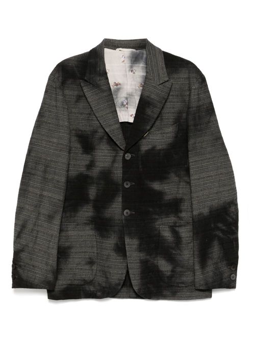 CALMLENCE peaked lapel sack blazer - Black