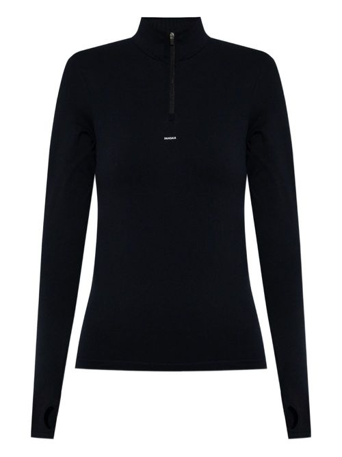Quarter-zip performance sweatshirt - Black