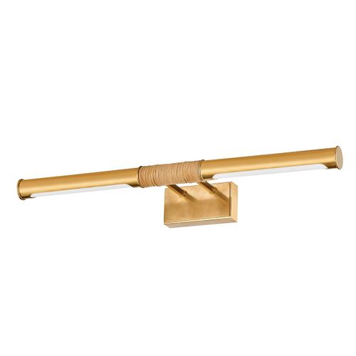 Aged Brass LED Picture Light from the Hallstead Collection