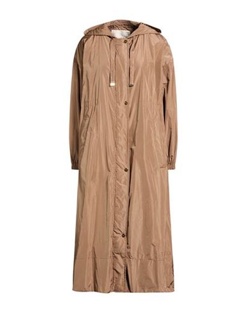 Woman Coat Taupe Size 4 Polyester