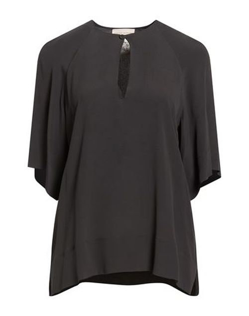 Woman Top Charcoal Size 4 Acetate, Silk