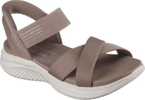 Skechers - Womens Ultra Flex 3.0 - Never Netter Slip On Shoes, Color Mocha