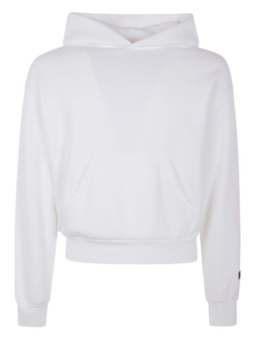 Logo-print hoodie - White