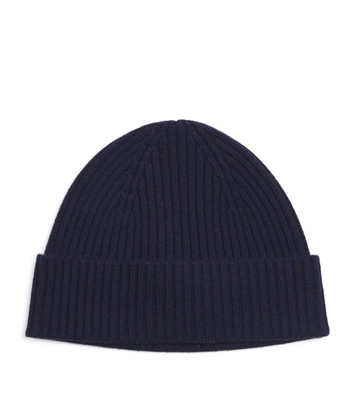 Cashmere Ribbed Beanie