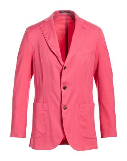Man Blazer Salmon pink Size 38 Virgin Wool
