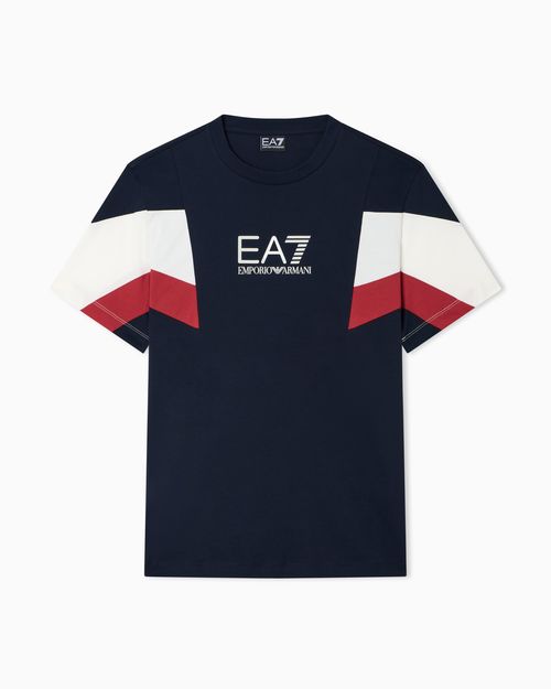 Summer Block cotton jersey crew-neck T-shirt