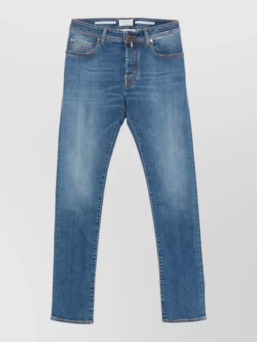 Jacob Cohen - slim fit denim trousers faded effect