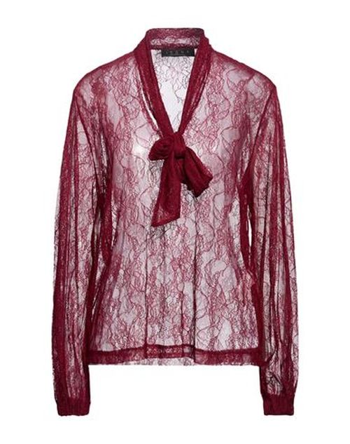 Woman Top Burgundy Size 10 Polyamide