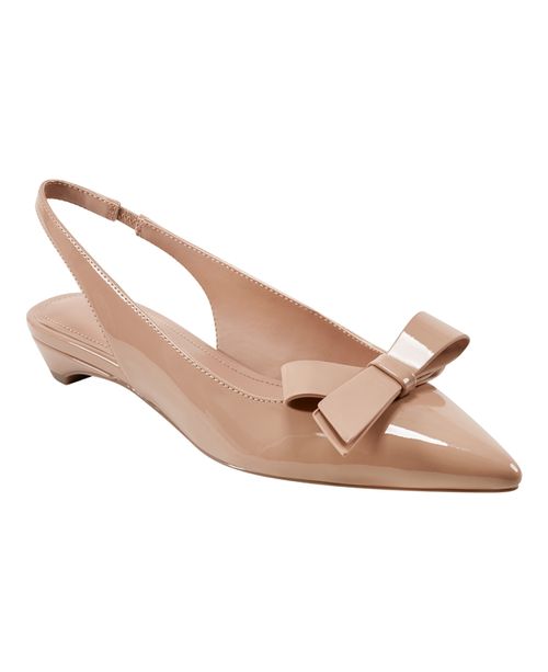 Women's Kerrey Slingback Pointy Toe Dress Flats - Light Natural Patent