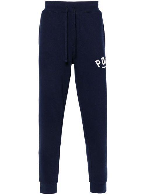 Logo-patch track pants - Blue