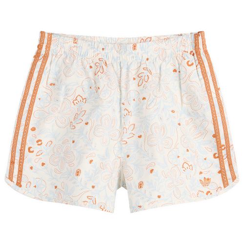 Women's Floral Shorts Multicolor/Rustic Orange