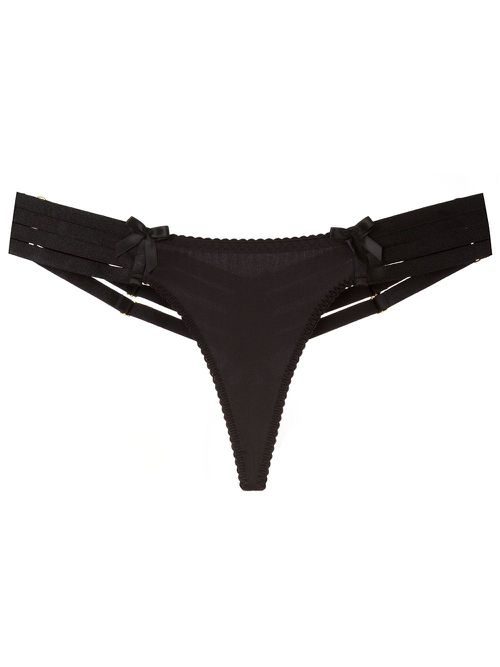 Adjustable thong - Black