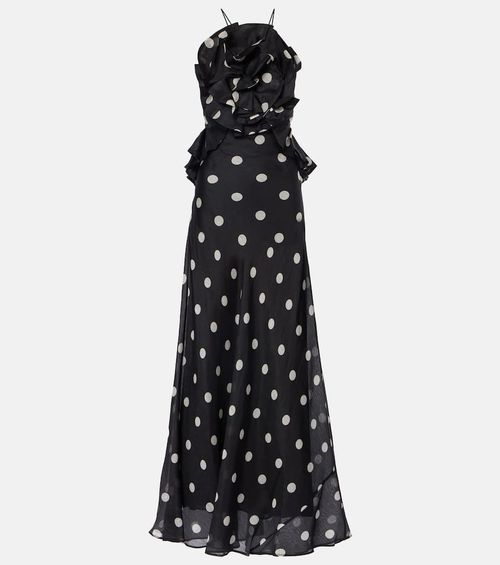 Robe Crush aus Leinen und Seide
