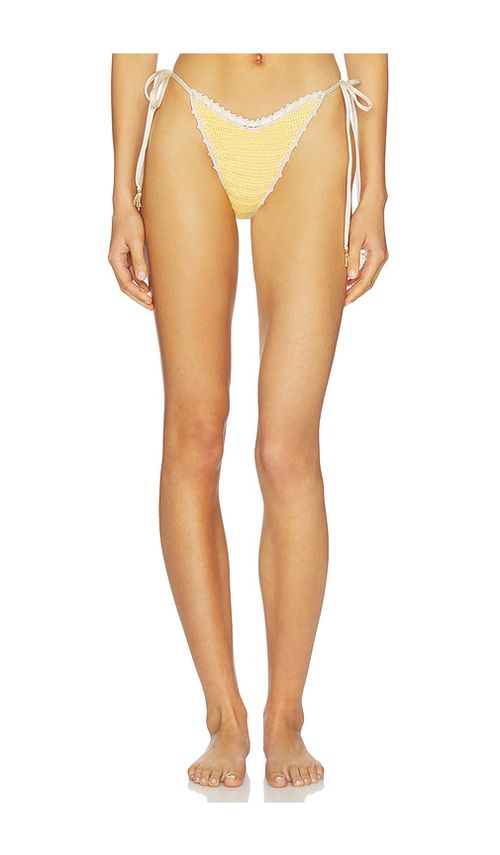 Capittana Trinidad Flower Bottom in Lemon. - XS also in S, M