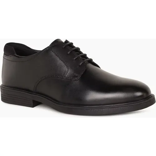 Geox Boy's Junior Zheeno Lace Boys School Shoes - Black - : 6 older/F Standard