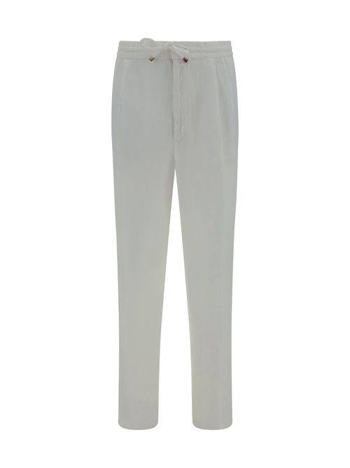 Linen Trousers — White