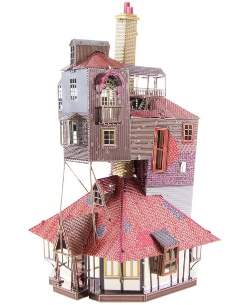 Fascinations Metal Earth 3D Metal Model Kit Harry Potter the Burrow in Color