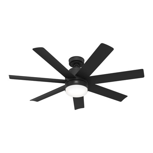 Matte Black 52"Ceiling Fan from the Brazos Collection