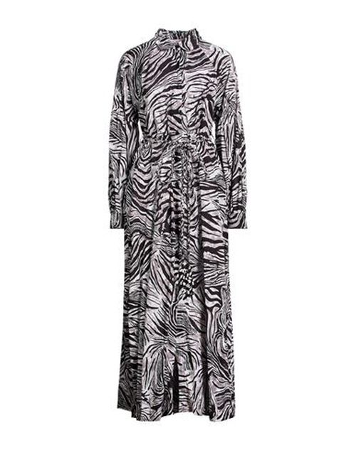 Woman Maxi dress Grey Size L Cotton