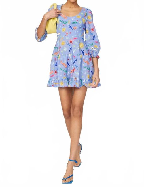 Ambretta Mini Dress In Blue