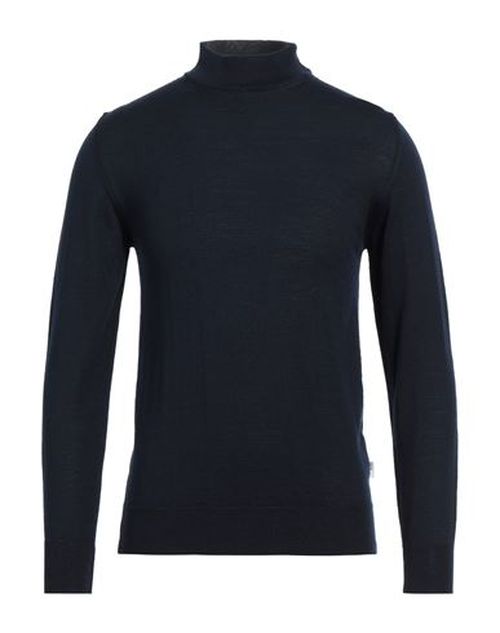 Man Turtleneck Navy Size L Wool, Acrylic
