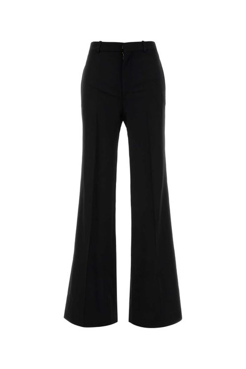 Virgin Wool Trousers — Black