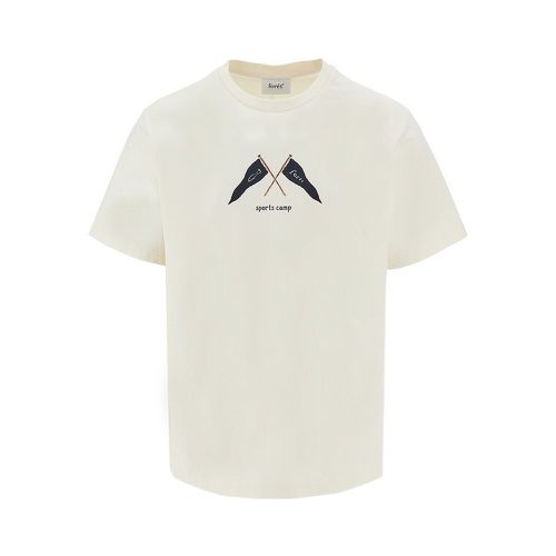 FORET 'Pennant' printed T-shirt Man S