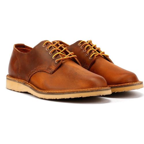 Red Wing 3604 Weekender Oxford Rough & Tough Leather Men's Copper Lace-Up Shoe