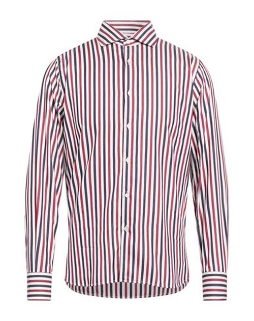 Man Shirt Burgundy Size 15 Cotton