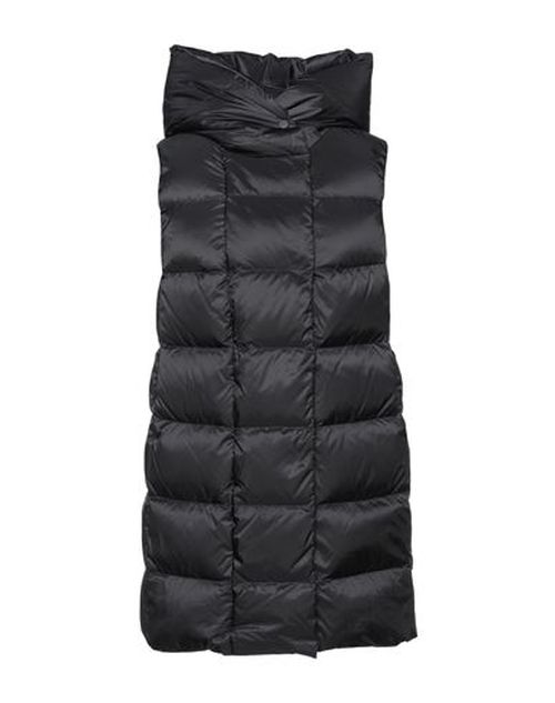 Woman Puffer Black Size 6 Polyester