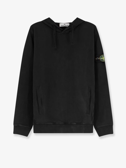 Organic Cotton Hooded Sweatshirt — Black