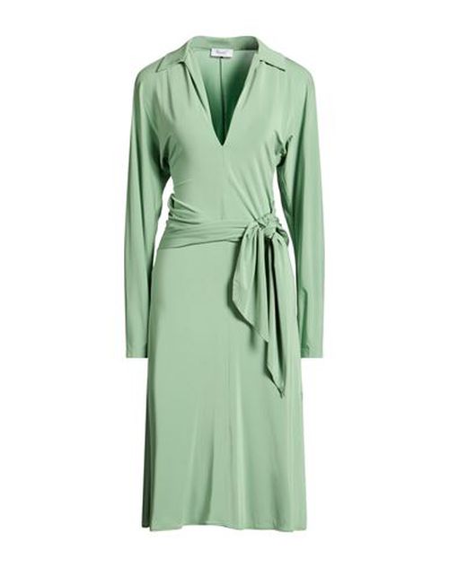 Woman Midi dress Light green Size 2 Viscose, Elastane