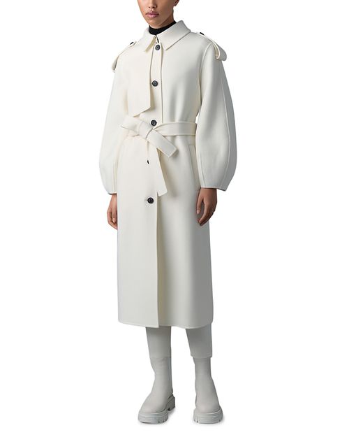 Ceyla Wool Trench Coat