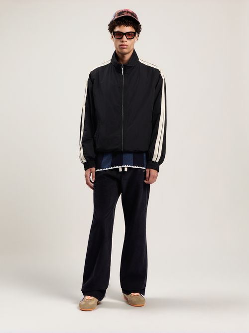 Classic Logo Trk Windbreaker Man  Black