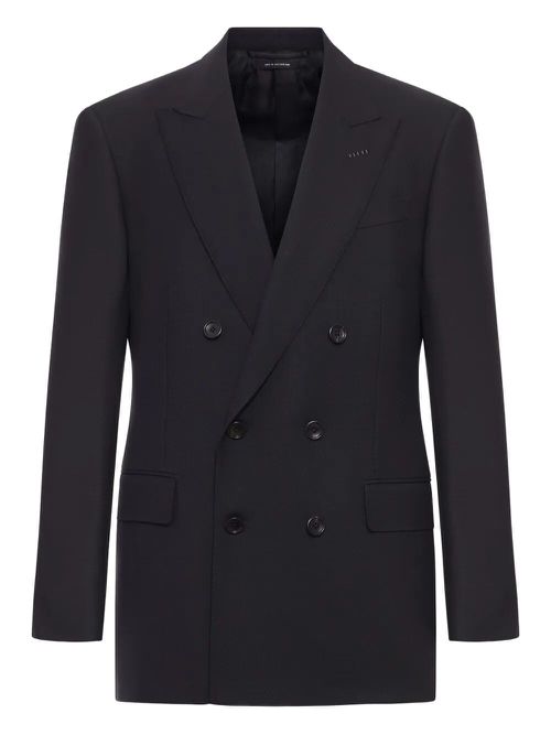 High Twist Double Breasted Wool Jacket