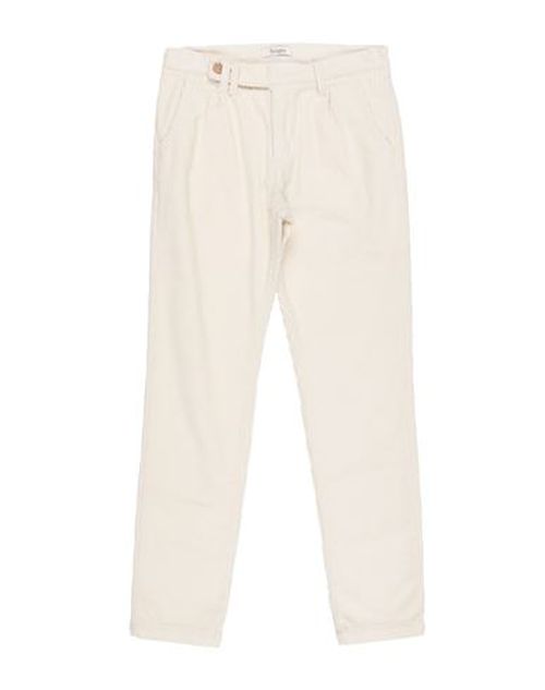 Kid Boy Pants Ivory Size 14 Cotton, Elastane