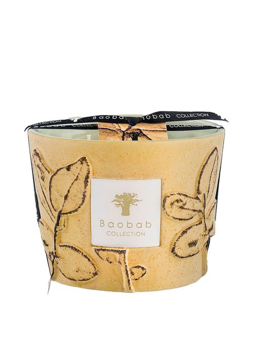 Garrigue embossed scented candle (1.3kg) - Yellow